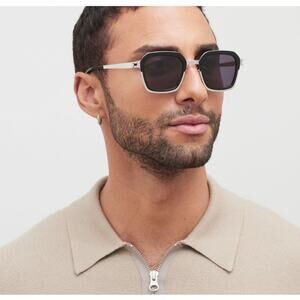 Mykita Men's Shiny Silver Black Misty K071 Eyewear Sunglasses